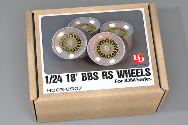 Hobby Design HD03_0507 1/24 18' BBS RS Wheels for JDM Series