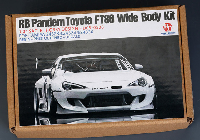 Hobby Design HD03_0508 1/24 Rocket Bunny FT86 V3 ワイドボディキット For Tamiya