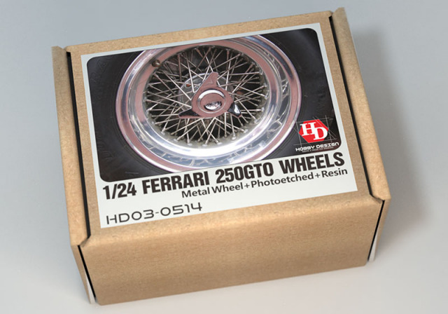 Hobby Design HD03_0514 1/24 フェラーリ 250GTO ホイールセット For Fujimi