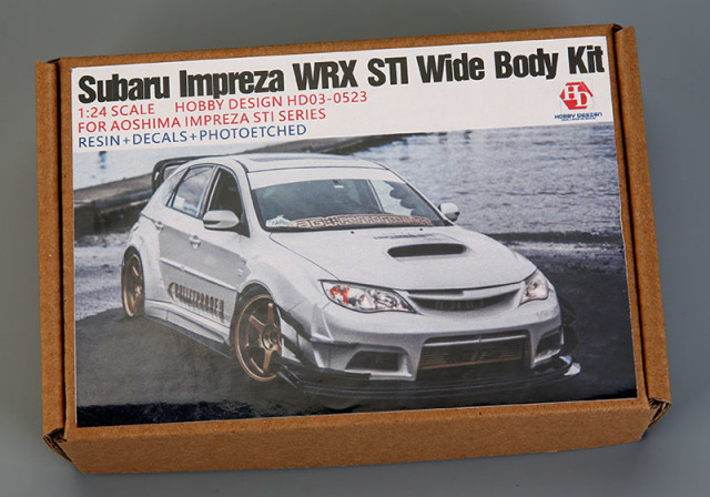 Hobby Design HD03_0523 1/24 Subaru Impreza WRX STI Wide Body kit for Aoshima