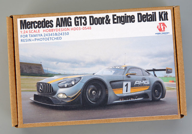 Hobby Design HD03_0548 1/24 Mercedes AMG GT3 Door & Engine Detail Kit