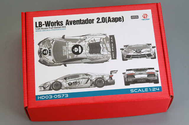 Hobby Design HD03_0573 1/24 LB-Works Aventador 2.0 Aape Full Kit