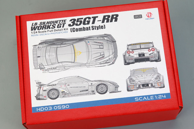 Hobby Design HD03_0590 1/24 LB-Silhouette Works GT 35GT-RR (Combat Style) Kit