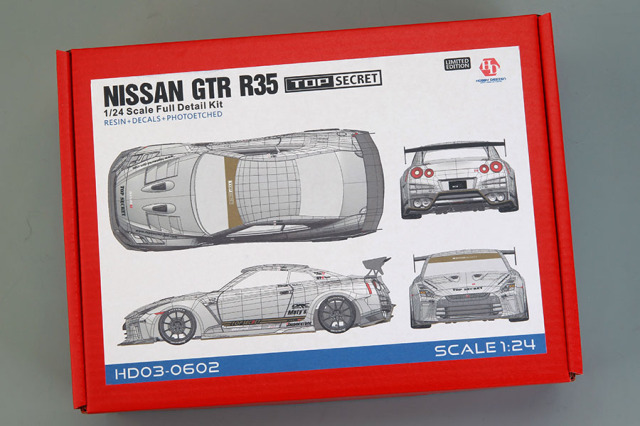 Hobby Design HD03_0602 1/24 Nissan GTR R35 Top Secret Kit