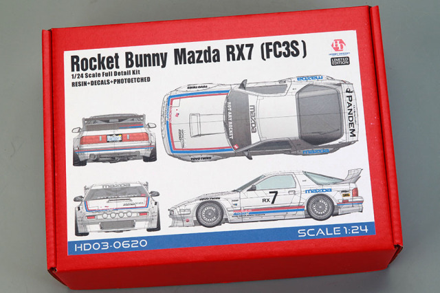 Hobby Design HD03_0620 1/24 Rocket Bunny Mazda RX7(FC3S) Full Detail Kit