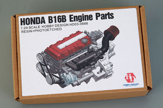 Hobby Design HD03_0666 1/24 Honda B16B Engine Parts