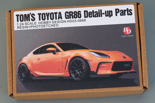 Hobby Design HD03_0668 1/24 TOM'S Toyota GR86 Detail-Up Parts