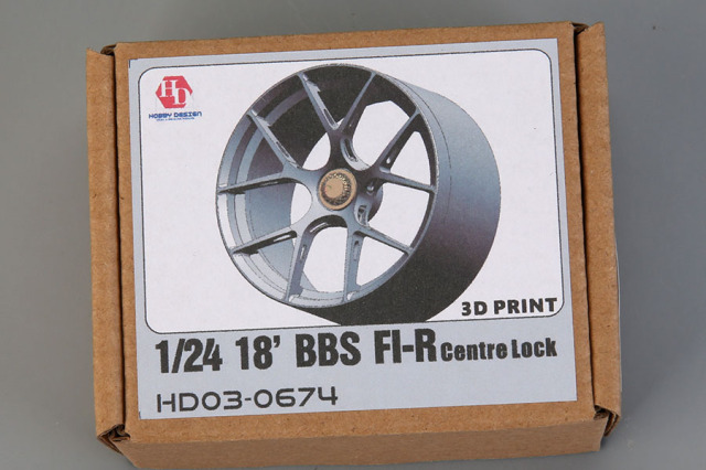 Hobby Design HD03_0674 1/24 18' BBS F1-R Centre Lock Wheels（3D Print）