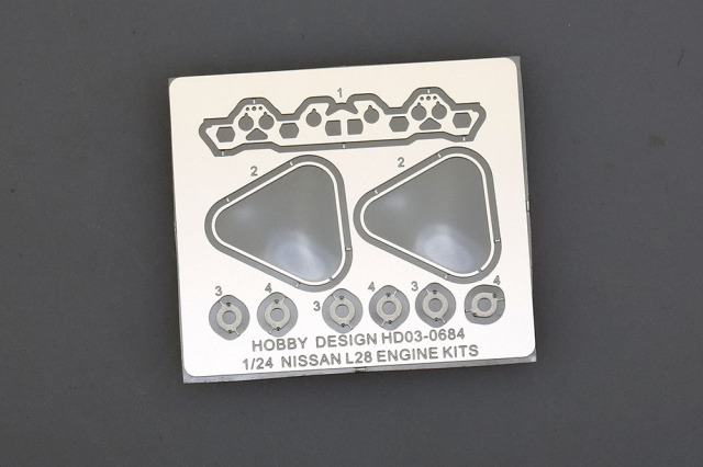 Hobby Design HD03_0684 1/24 Nissan 240Z L26 Engine parts