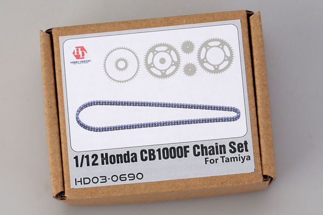 Hobby Design HD03_0690 1/12 3D Print Chain Set For Tamiya Honda CB1000F
