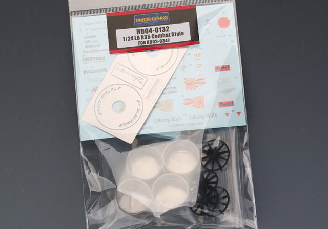 Hobby Design HD04_0132 1/24 LB R35 Combat style for HD03-0347