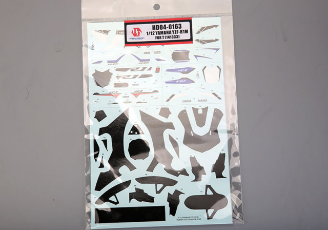 Hobby Design HD04_0163 1/12 Yamaha YZF-R1 Decals for Tamiya 【メール便可】