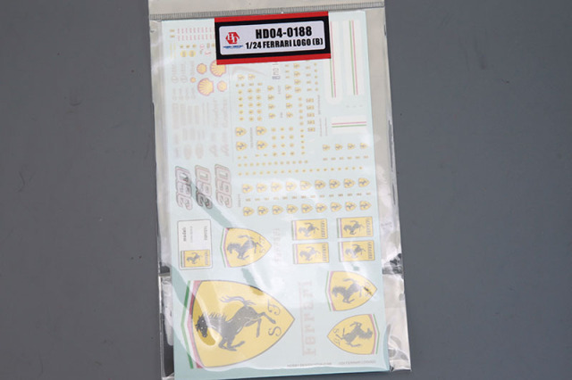Hobby Design HD04_0188 1/24 Ferrari Logo(2) Decal 【メール便可】