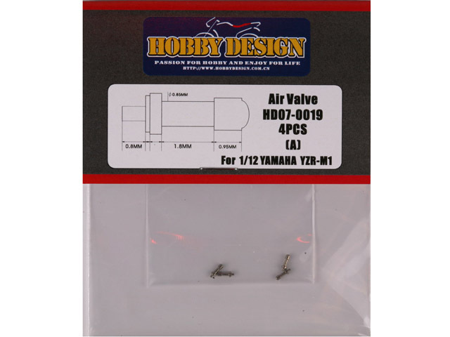 Hobby Design HD07_0019 1/12 エアーバルブ for YAMAHA YZR-M1 (A)【メール便可】