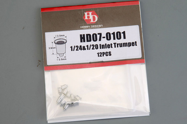 Hobby Design HD07_0101 1/24&1/20 Inlet Trumpet
