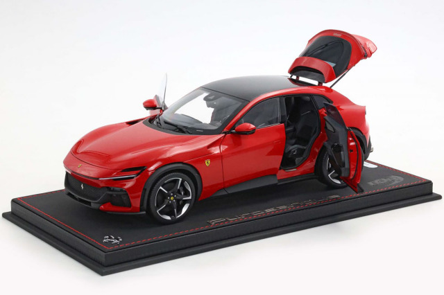 ** 予約商品 ** BBR HE180052ADIE 1/18 Ferrari Purosangue Rosso Corsa (Diecast Full Open) （ケース付）