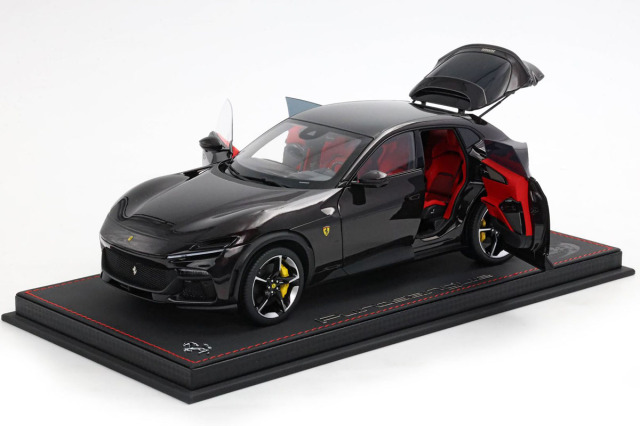 ** 予約商品 ** BBR HE180052DDIE 1/18 Ferrari Purosangue Nero Purosangue (Diecast Full Open) （ケース付）