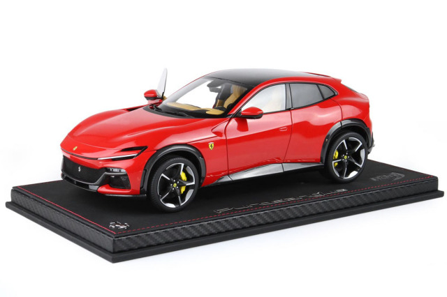 ** 予約商品 ** BBR HE180053BDIE 1/18 Ferrari Purosangue Panoramic roof Rosso Corsa (Diecast Full Open) （ケース付）
