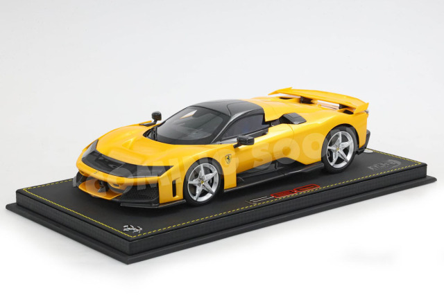 ** 予約商品 ** BBR HE180054BDIE 1/18 Ferrari F80 Giallo Tristrato - Silver wheels (Diecast Full Open)（ケース付）