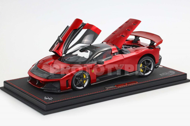 ** 予約商品 ** BBR HE180054H 1/18 Ferrari F80 Rosso Supercar (Diecast Full Open)（ケース付）