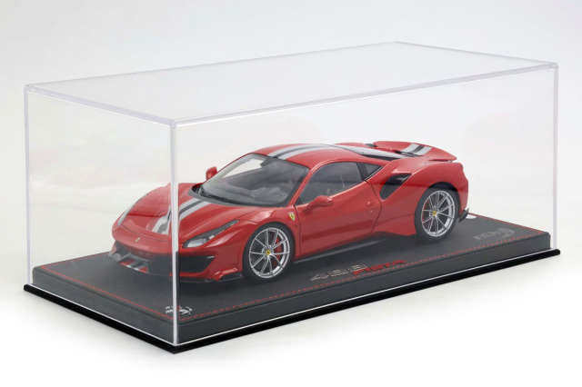 予約商品 ** BBR HE180055DIE 1/18 Ferrari 488 Pista Rosso corsa