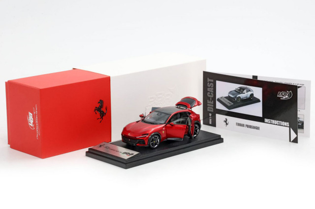 予約商品 ** BBR HE43001B Ferrari Purosangue Rosso Magma (Diecast