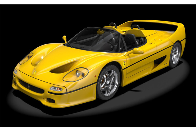** 予約商品 ** Pocher 1/8キット HK63 Ferrari F50 Giallo Modena