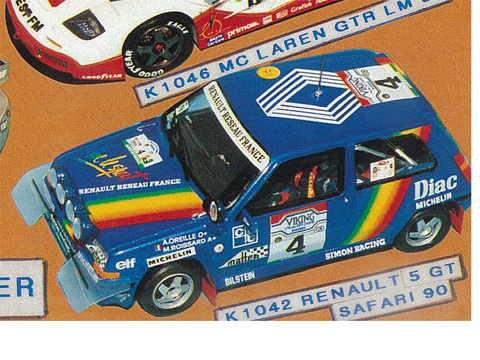 PROVENCE K1042 Renault 5 GT Turbo Bandama 1990