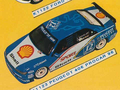 PROVENCE K1123 Peugeot 406 Procar Belgium 1996