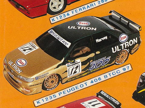 PROVENCE K1235 Peugeot 406 Harvey BTCC 1997