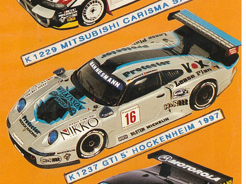 PROVENCE K1237 Porsche GT1 ROOCK Wilkinson n.16 Hockenheim 1997