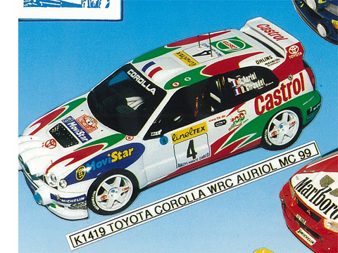 PROVENCE K1419 トヨタ カローラ WRC n.4 Auriol MC 1999