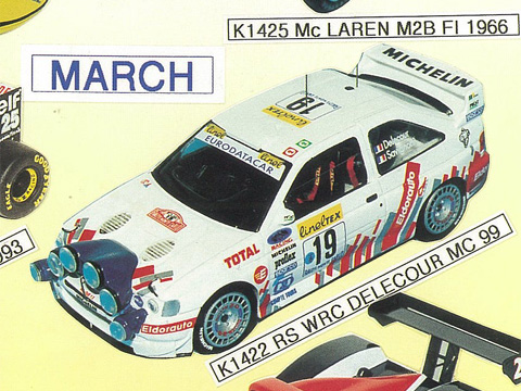 PROVENCE K1422 フォード ESCORT WRC n.19 Delecour MC 1999