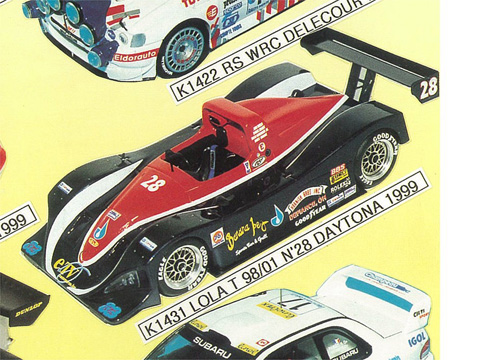 PROVENCE K1431 Lola T 98/01 n.28 Daytona 1999