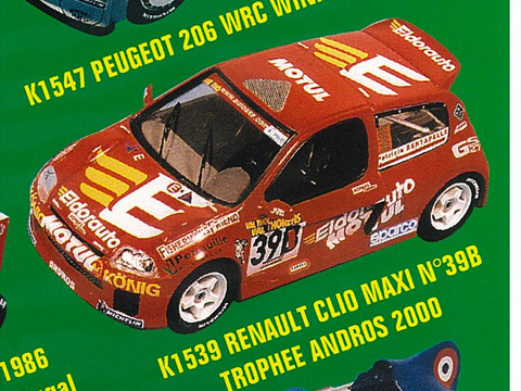 PROVENCE K1539 ルノー CLIO MAXI n.39B Trophee Andreos 2000