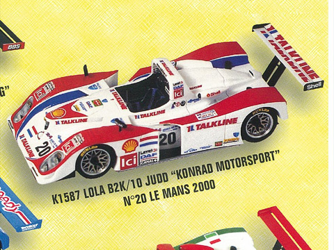 PROVENCE K1587 Lola B2K/10 FORD KONRAD MOTORSPORT n.20 LM 2000