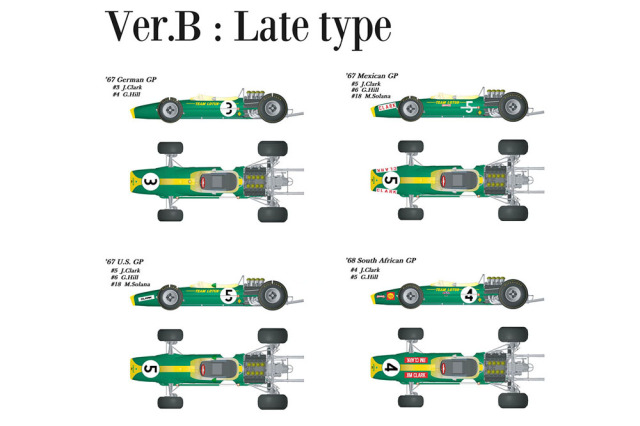 HIRO K342 1/43 Lotus 49 1967 Ver.B Late Type