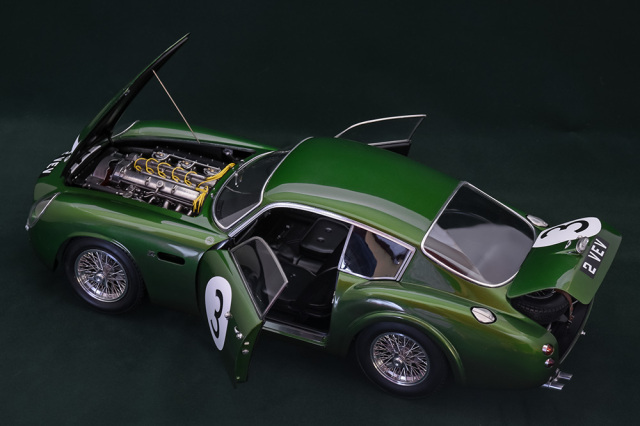 HIRO K854 1/12 Aston Martin DB4 GT Zagato LM 1961 ミニカー