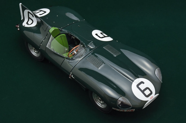 オートアート1/12 Jaguar D-TYPE 1955 Jaguar D-Type 1955 Le Mans Winner AutoArt 1:12 Scale - Aeromobilia