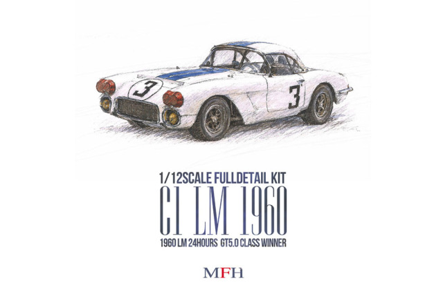 ** 予約商品 ** HIRO K869 1/12 C1 Le Mans 1960 Team B.S. Cunningham GT5.0 Class winner