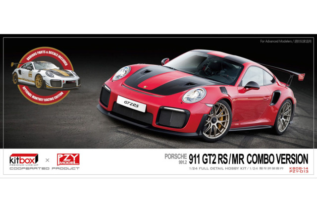 Kitbox x PZY Model 1/24キット KB08-14 Porsche 911 GT2 RS(991.2) / Manthey Racing Combo version