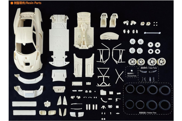 Kitbox x PZY Model 1/24キット KB08-18 Porsche 935 (2019) ミニカー