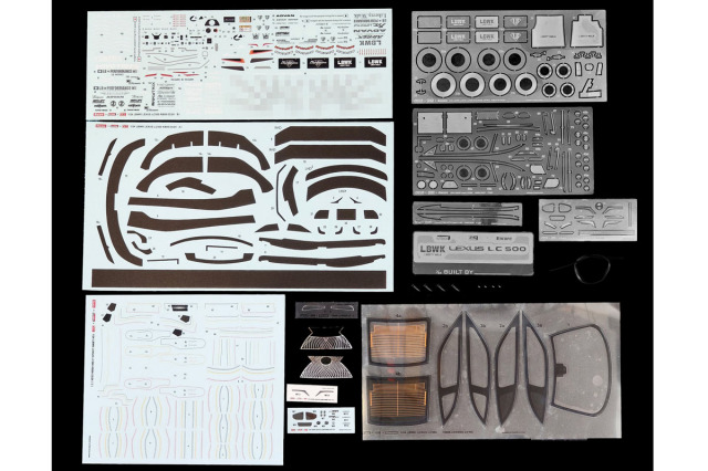 Kitbox x PZY Model 1/24キット KB08-24 LBWK LC500 RHD Ver