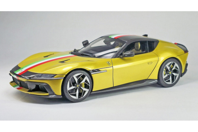 412P No.23 1/24スケール Amazon.co.jp: Bburago 1:24th Ferrari Racing 499P LMH Winner