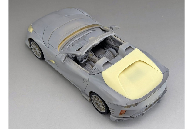 即購入可　PP-「P」　4枚セット 予約商品 ** Kitbox x PZY Model 1/24キット KB08-29 Ferrari 812