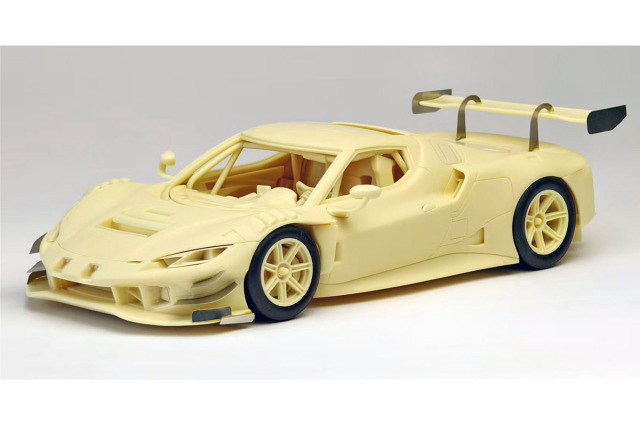 F1 プラモデル 3点セット Kitbox x PZY Model 1/24キット KB08-30 Ferrari 296 GT3 Combo