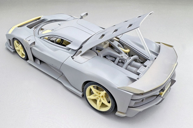 予約商品 ** Kitbox x PZY Model 1/24キット KB08-31 Ferrari F80
