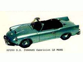 JPS KP200 DB PANHARD CABRIOLET "LE MANS"  プリペイントキット