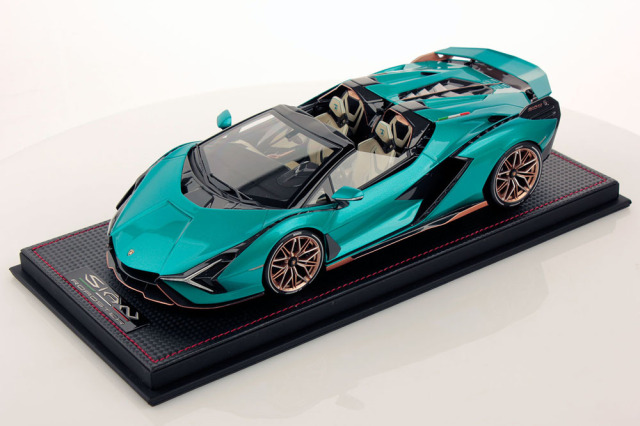 MR collection  LAMBO047 1/18 Lamborghini Sian Roadster Launch version