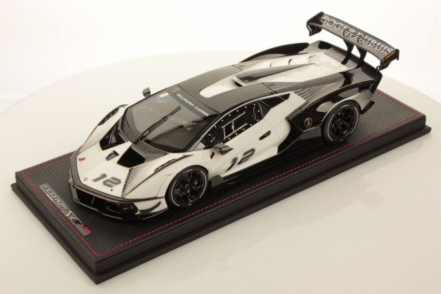 MR collection  LAMBO048SE 1/18 Lamborghini Essenza SCV12 Bianco Asopo Limited 99pcs